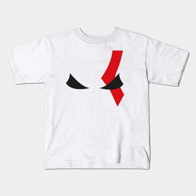 Minimalist God of War Kids T-Shirt by PWCreate